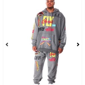 BORN FLY So Fly Sweatpants In Grey.